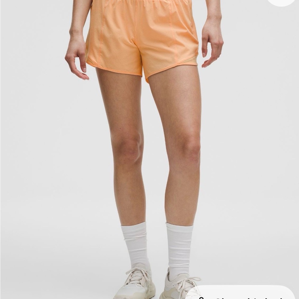 lululemon athletica Light Orange Athletic Shorts